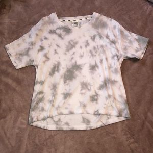 women VS PINK short sleeve tie dye tshirt